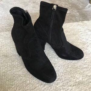 Black ankle booties